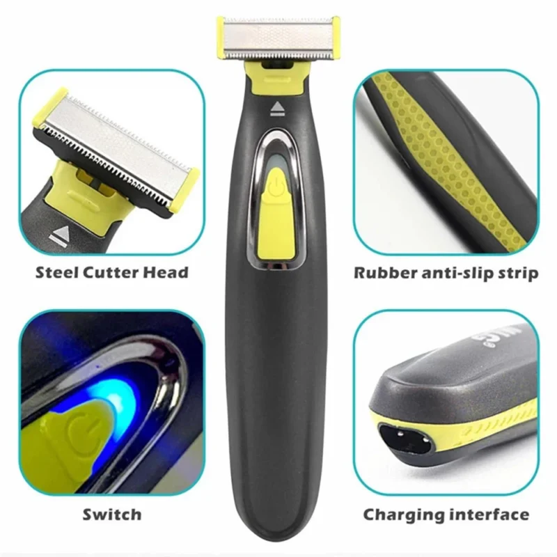 USB Rechargeable Electric Shaver for Men – Beard Trimmer & Face Care Epilator Machine - Image 4