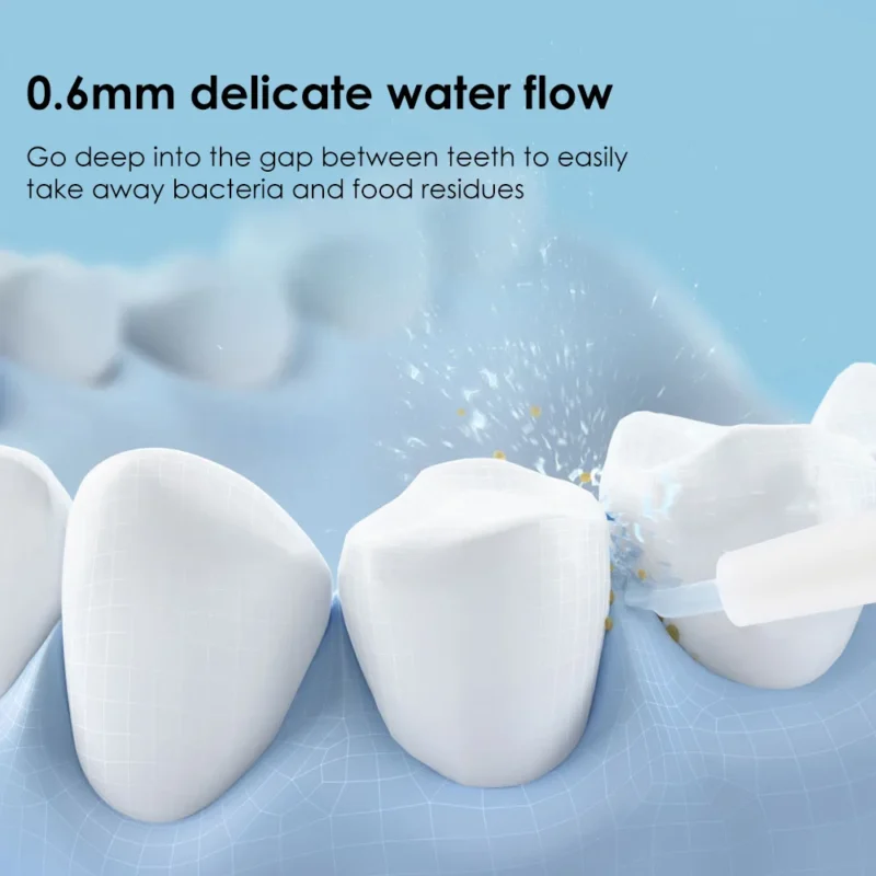 Portable USB Rechargeable Water Flosser - 230ML Dental Water Jet Teeth Cleaner - Image 4