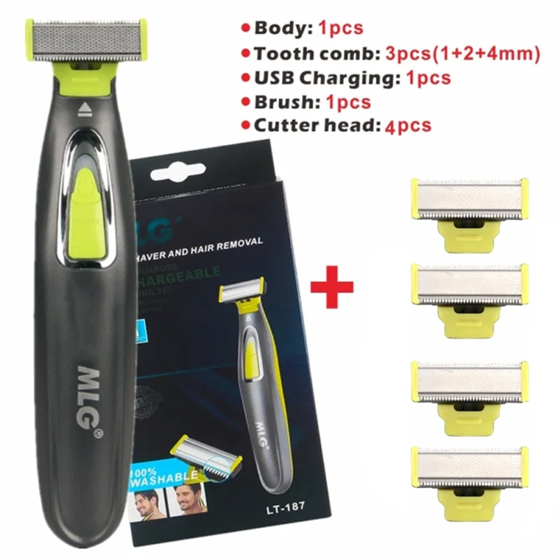 USB Rechargeable Electric Shaver for Men – Beard Trimmer & Face Care Epilator Machine - Image 8