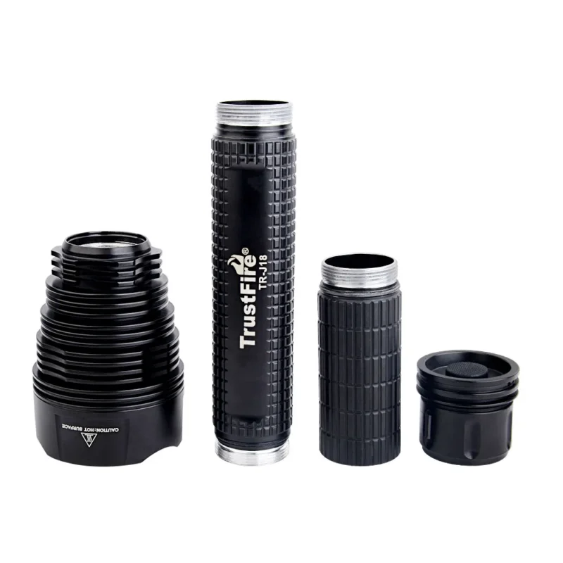 TrustFire J18 High Power LED Flashlight 8000LM 5 Modes Water-Resistant Tactical Lamp - Image 4