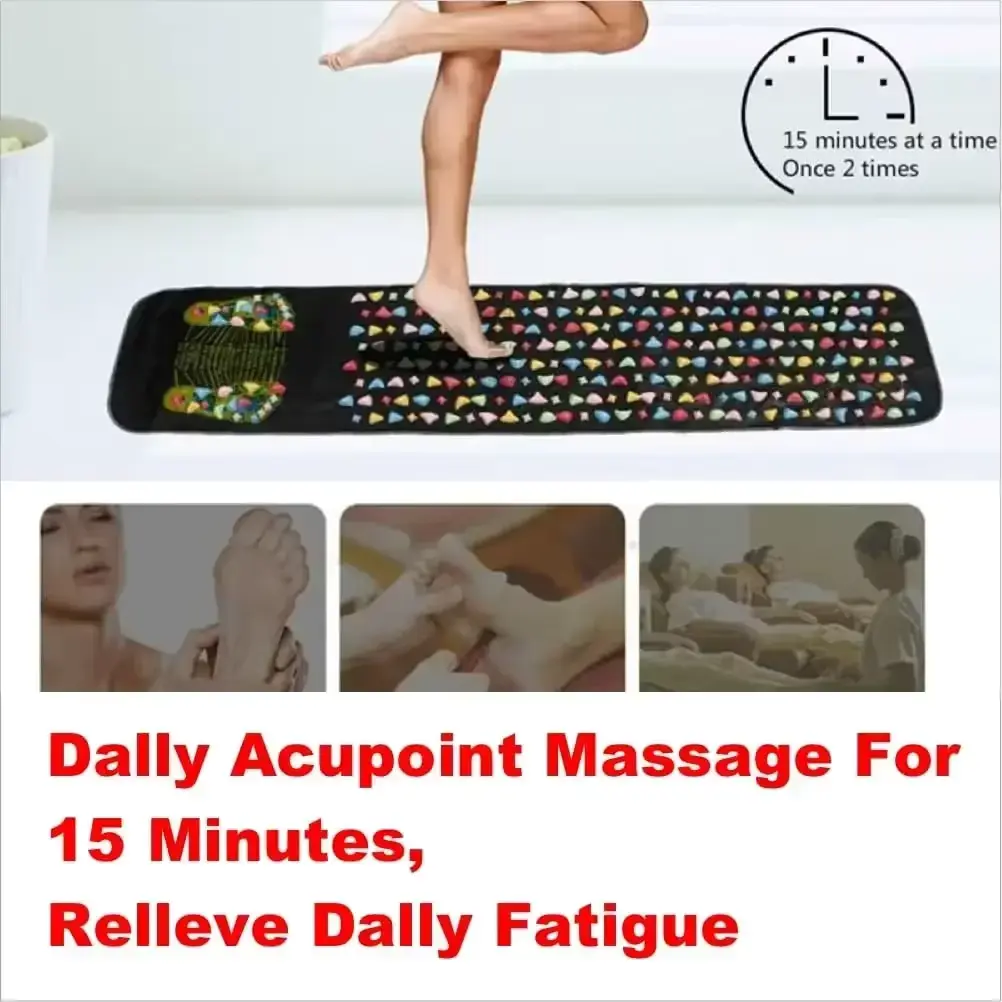 Fingerpressure Board Foot Foot Massage Pad Health Walk Foot Pressure Board Foot Massage Pad Imitation Goose Soft Stone - Image 4