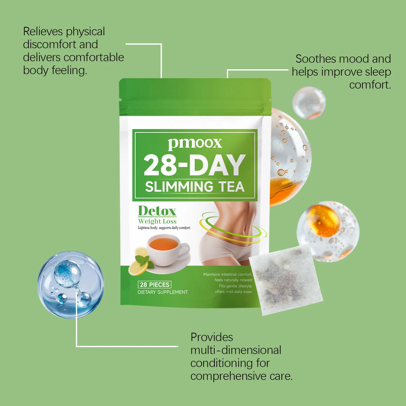 Premium Organic Herbal Slimming Tea - All-Natural Wellness Blend for Gentle Body Conditioning & Daily Detox Support - Image 11