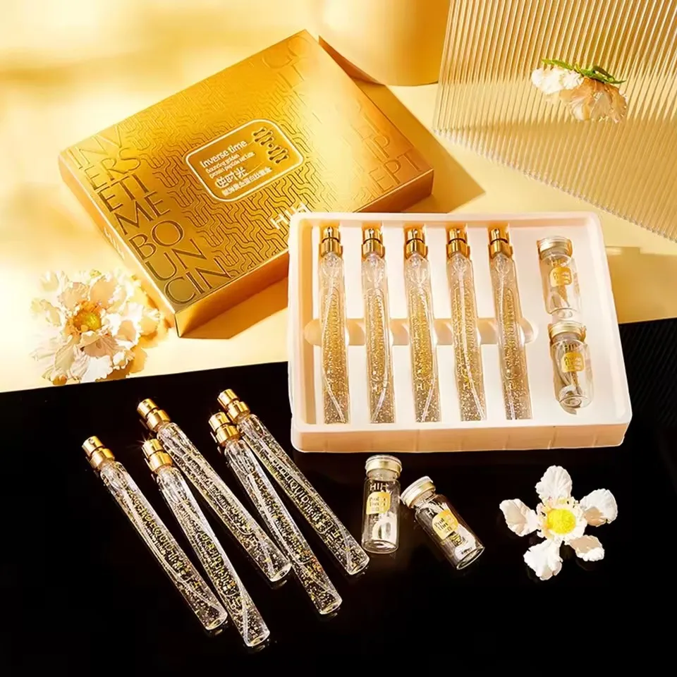 Soluble Face Lifting Threads Collagen Facial Essence – Protein Peptide Gold Silk Wire Face Serum for Firming Skin - Image 8