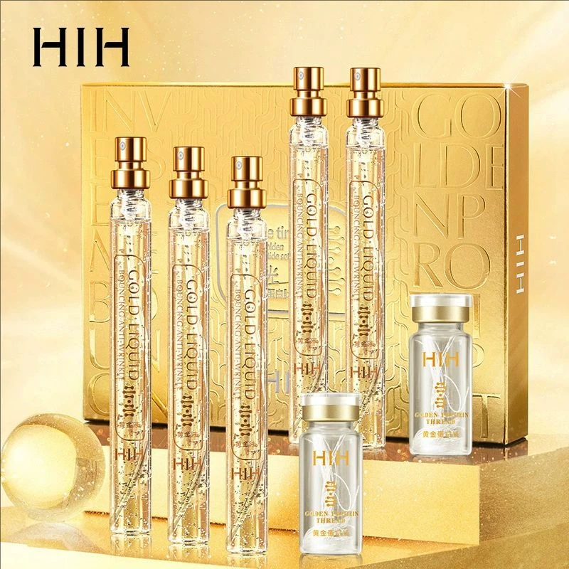 Soluble Face Lifting Threads Collagen Facial Essence – Protein Peptide Gold Silk Wire Face Serum for Firming Skin - Image 13